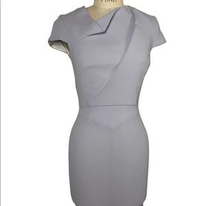 Roland Mouret lavender dress Size us4 as seen on Jlo Second Act